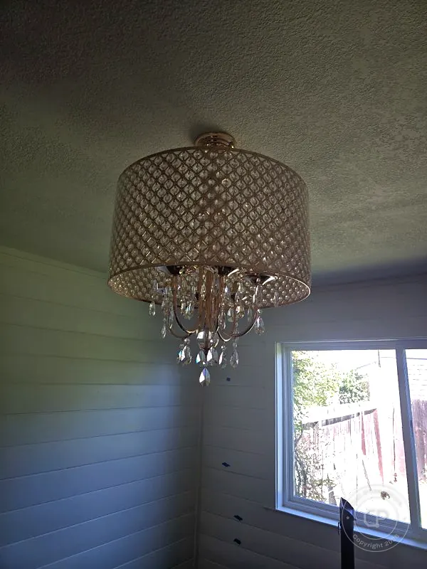 Crystal Drum Chandelier